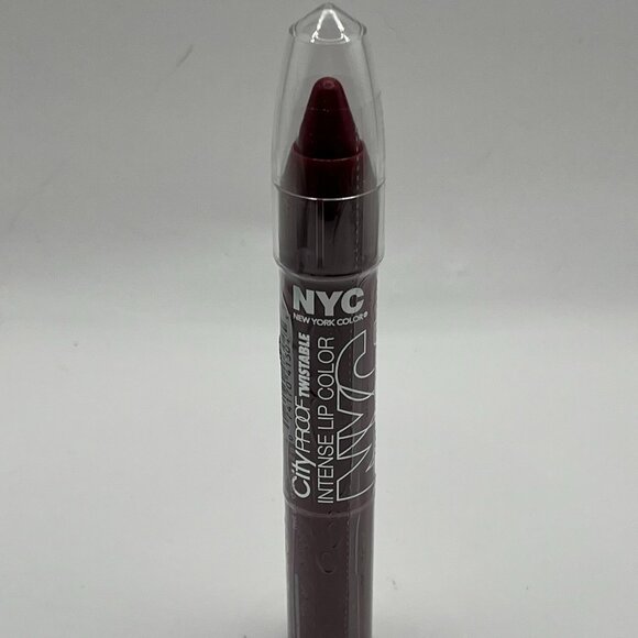 NYC Cityproof Twistable Lip Crayon Intense Color - 031 Gramercy Park Plum - NEW - Picture 1 of 1